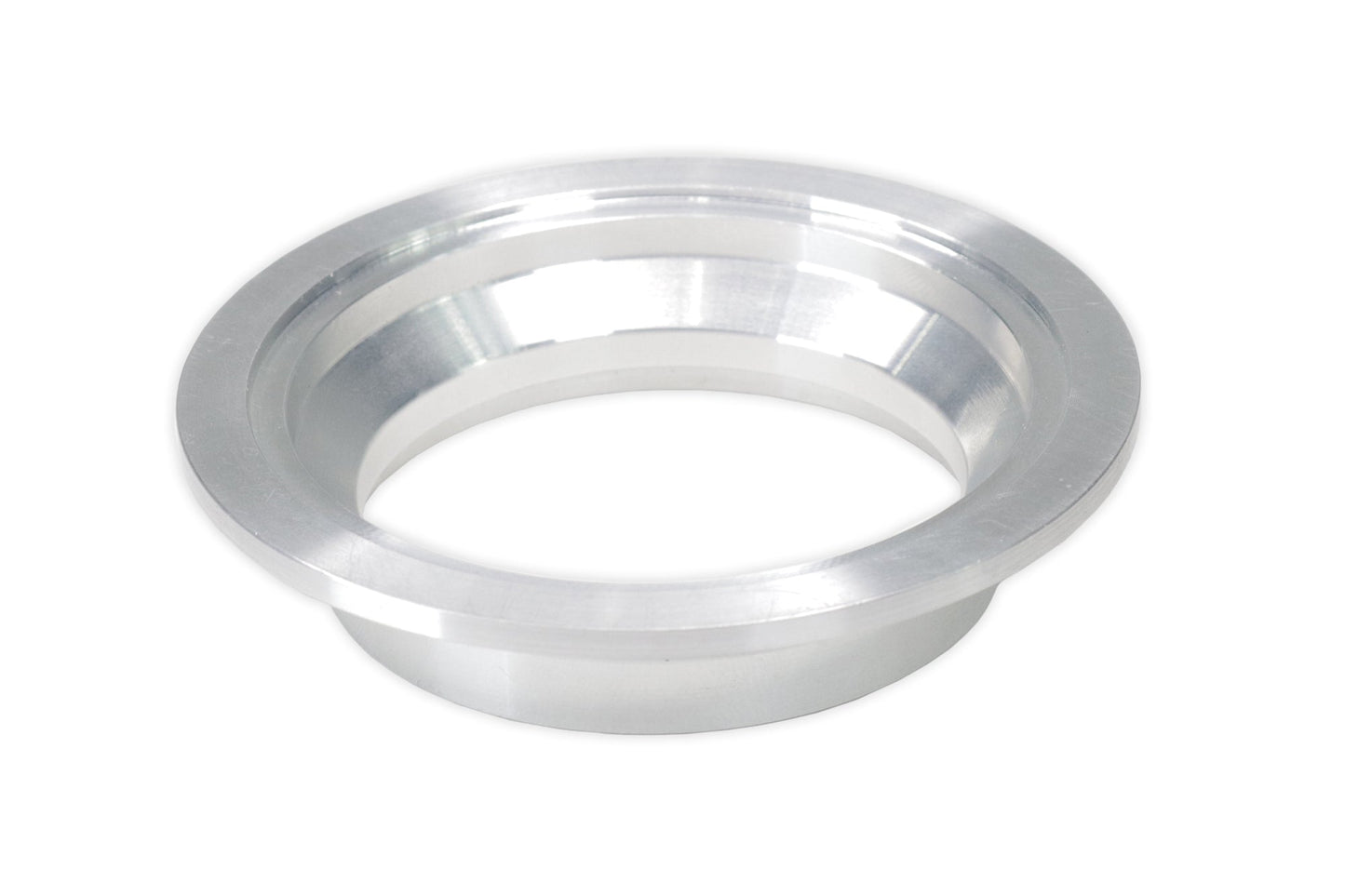 3" V-band Female to 2.5" Tube Adapter Weld Flange Aluminum 21-11011