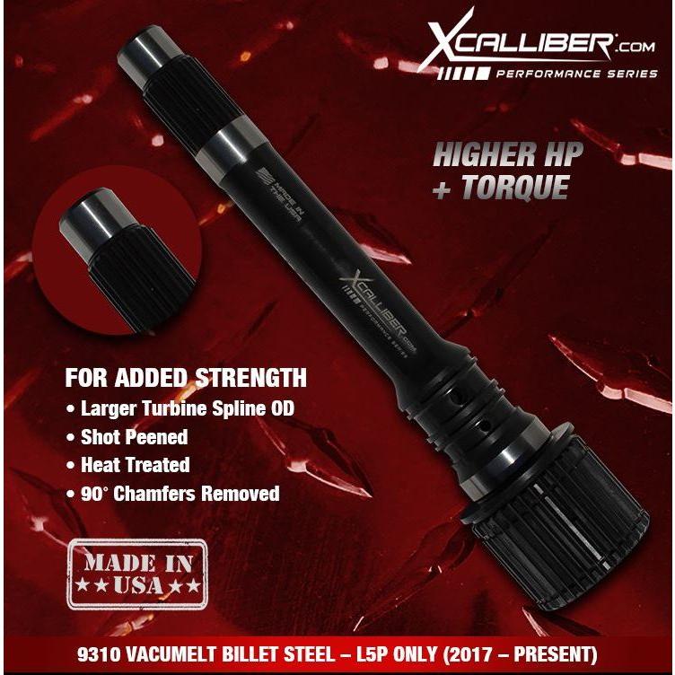 Xcalliber Allison Billet Performance Input Shaft, 2017-2019 L5P