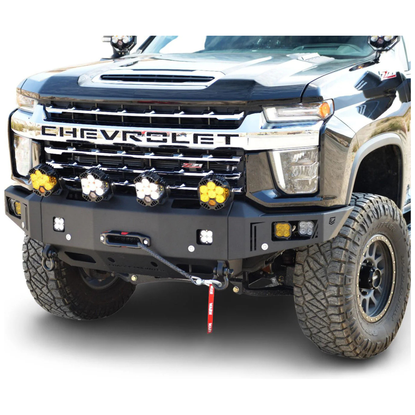 Chassis Unlimited Octane Series Front Winch Bumper, 2020-2023 L5P