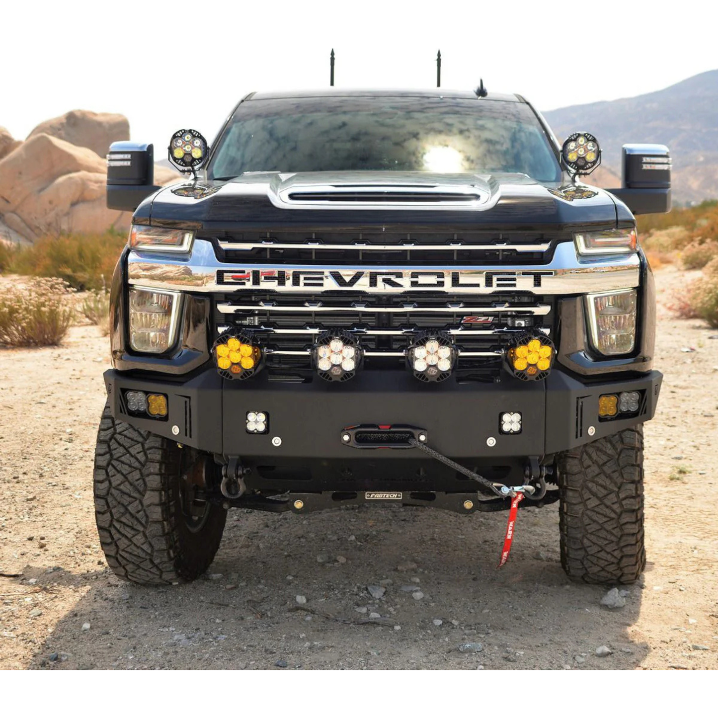 Chassis Unlimited Octane Series Front Winch Bumper, 2020-2023 L5P