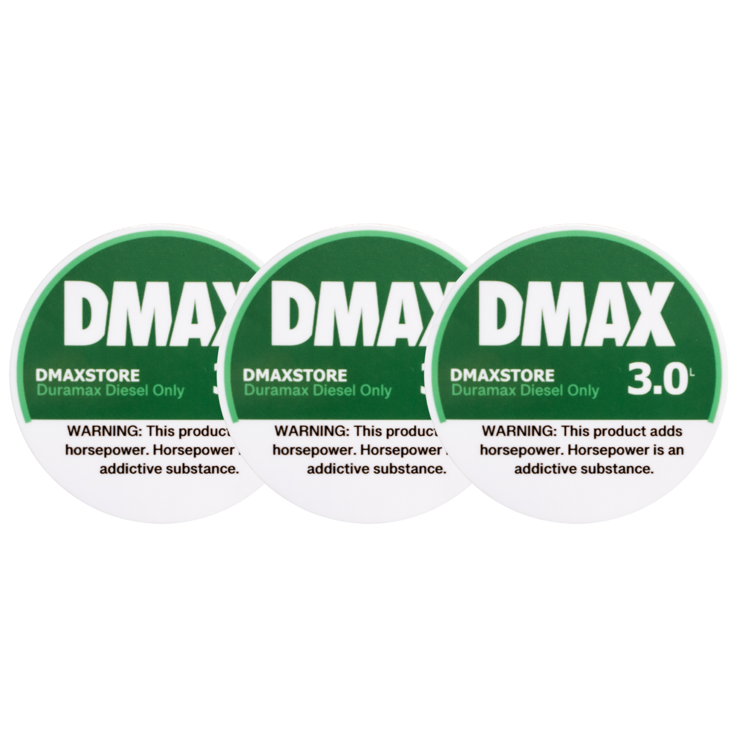 DMAX HP Addiction Sticker (3-Pack)