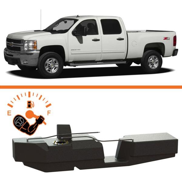 Titan 52 Gallon Fuel Tank Crew Cab Short Bed, 2001-2010 LB7/LLY/LBZ/LMM