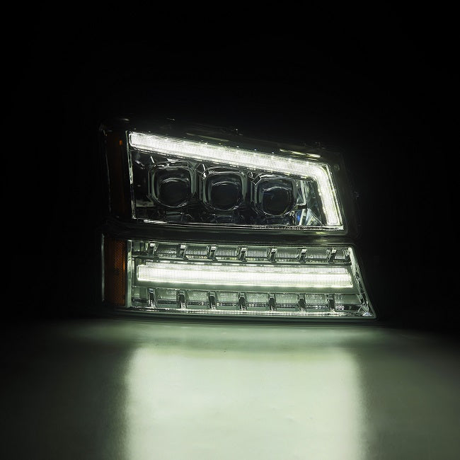 AlphaRex Nova-Series LED Projector Headlights, 2003-2007 Silverado LB7/LLY/LBZ