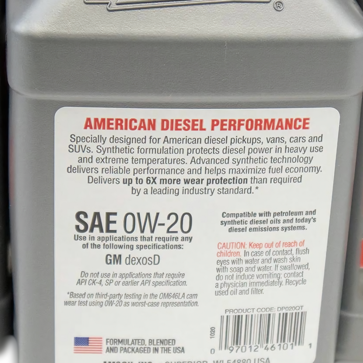 Amsoil 3.0L Synthetic Oil Change Kit, 2020-2025 LM2/LZ0
