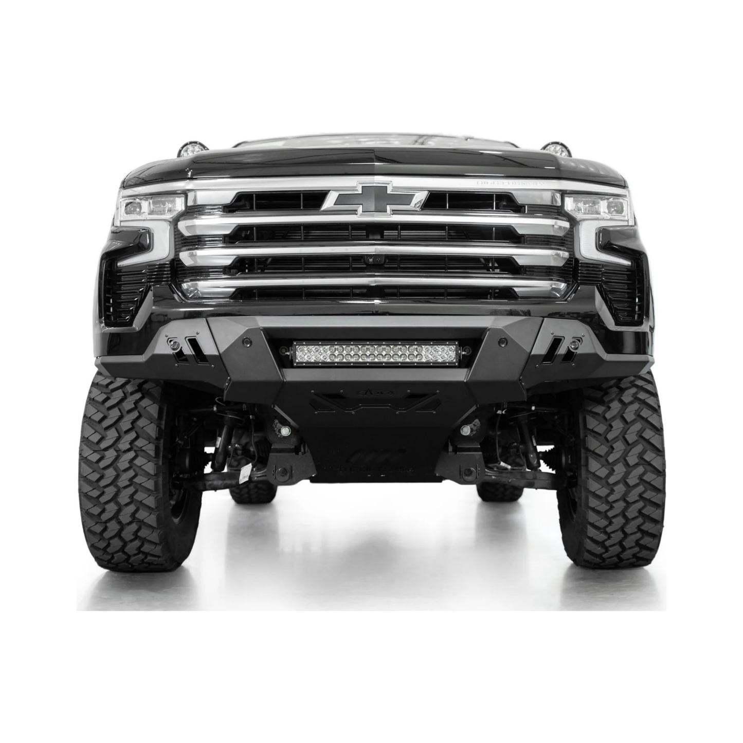 Addictive Desert Designs Chevy Black Label Front Bumper, 2022.5-2024 LZ0