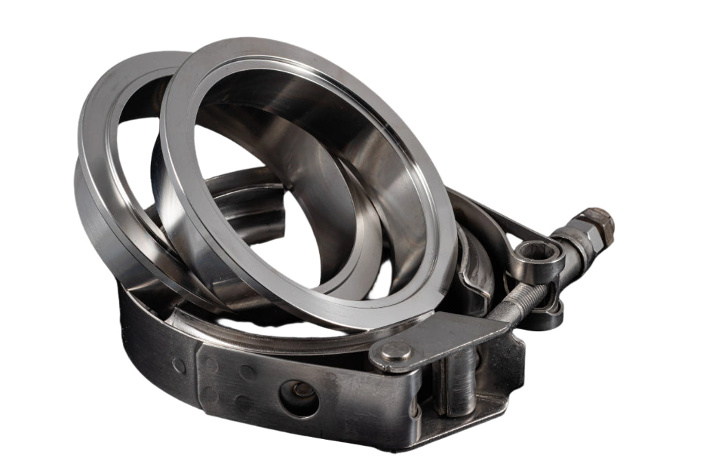 3.5" Stainless Steel V-Band Flange Assembly with Clamp