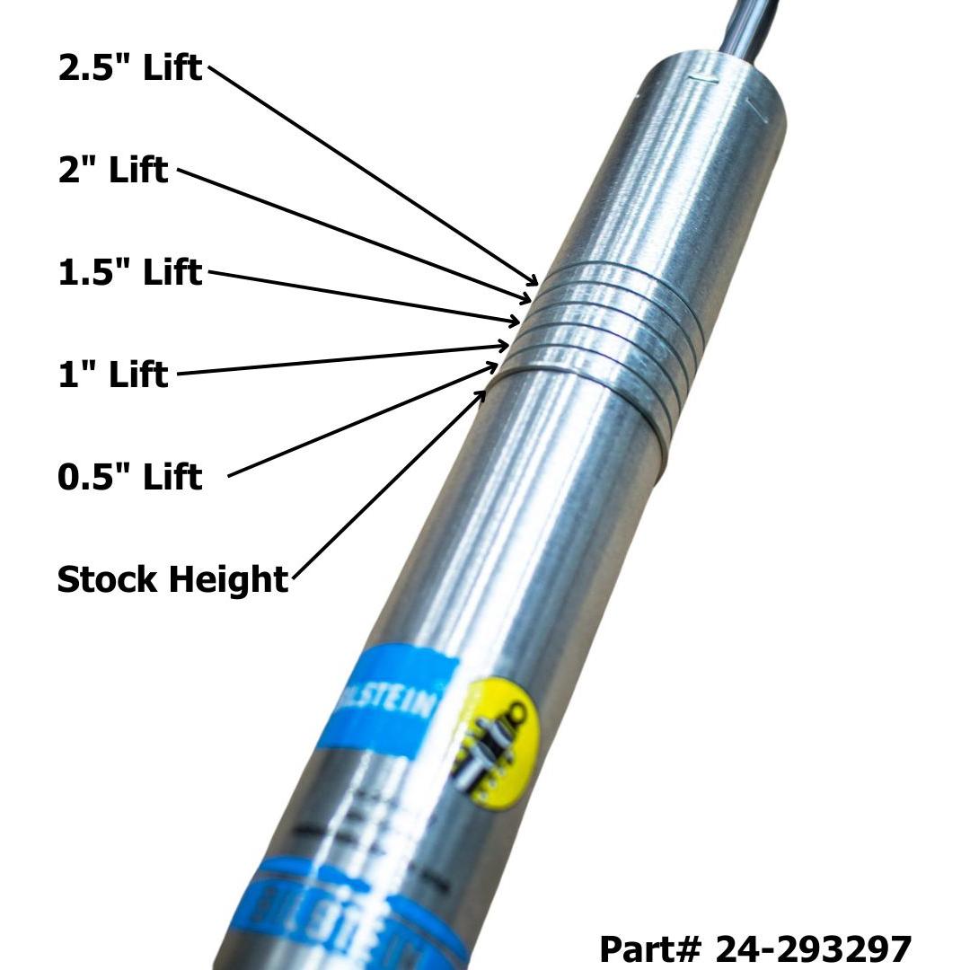 Bilstein B8 5100 Ride Height Adjustable Front Strut, 2019-2023 GM 1500 LM2/LZ0
