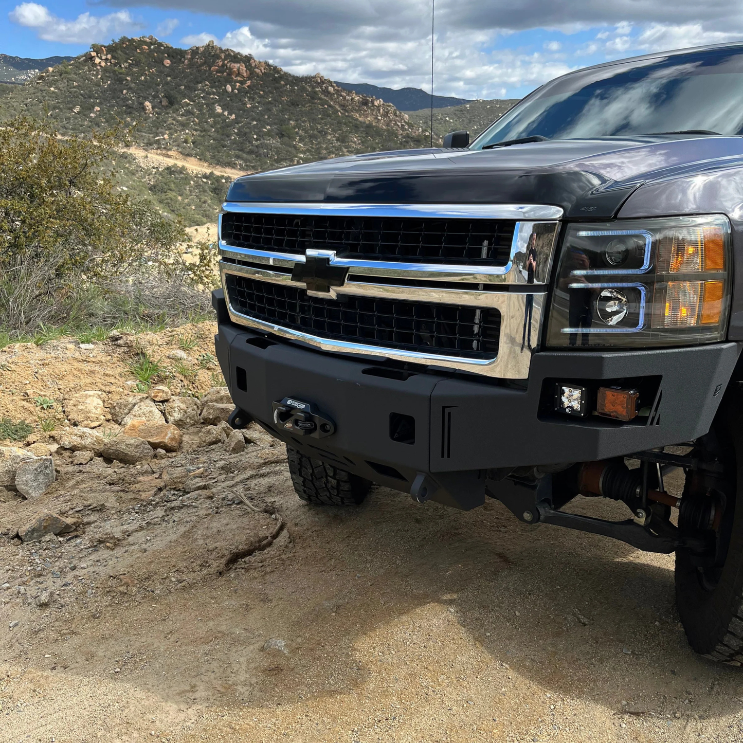 Chassis Unlimited Octane Series Front Winch Bumper, 2011-2014 Chevy LML