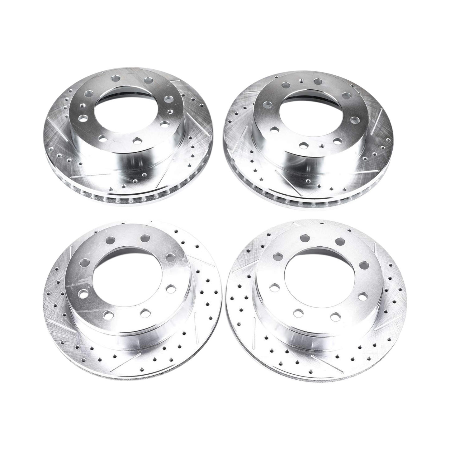 PowerStop D Series Drilled & Slotted Rotors, 2001-2010 LB7/LLY/LBZ/LMM Single Rear Wheel