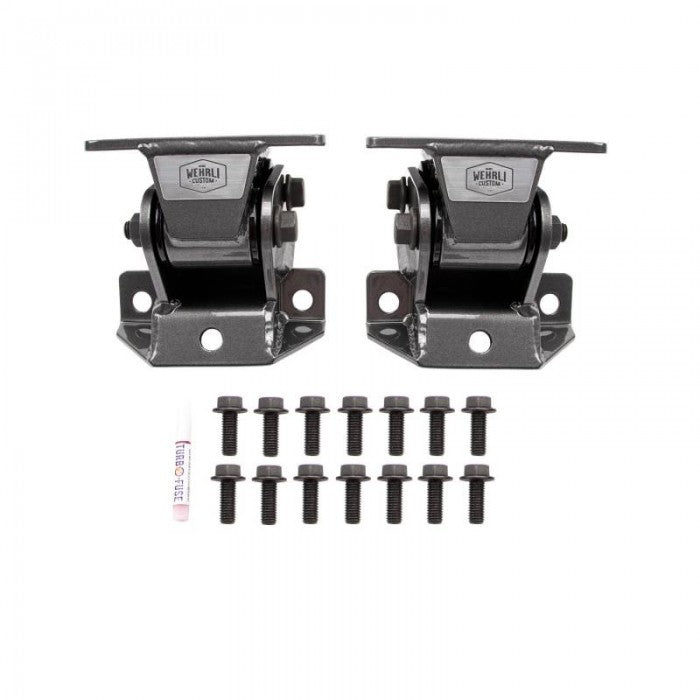 WC Fab Heavy Duty Engine Mounts, 2011-2016 LML