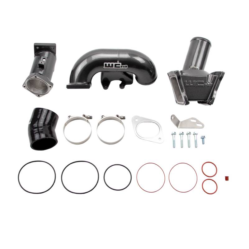 WC Fab High Flow 3" Y-Bridge Kit, 2007.5-2010 LMM