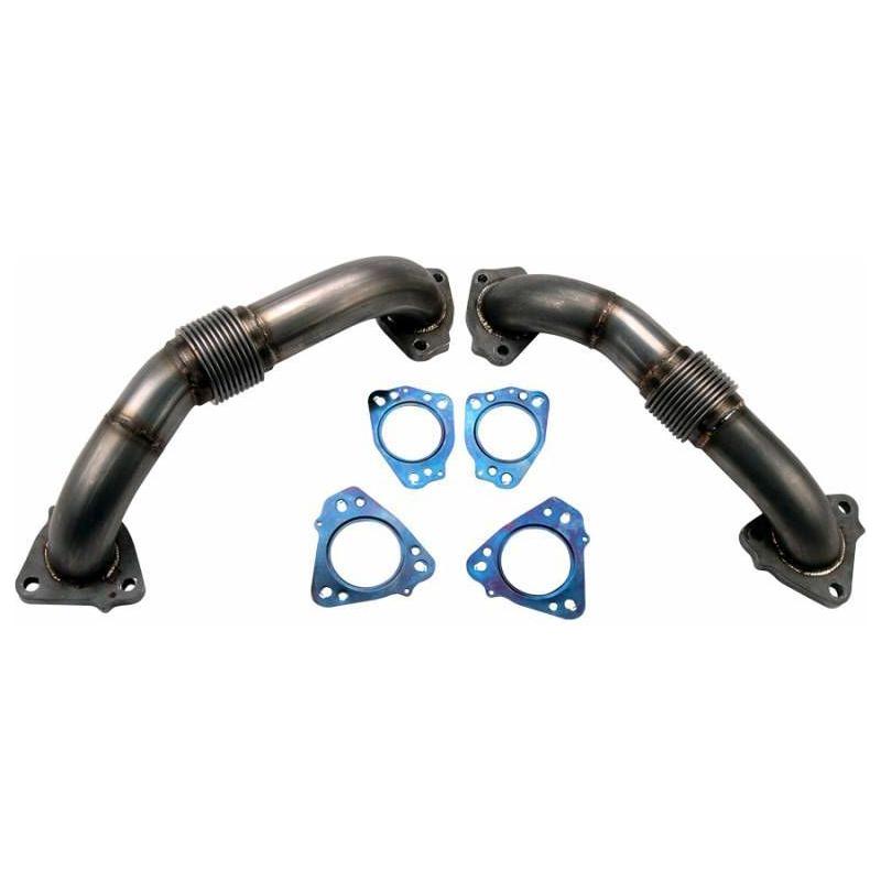 WC Fab Billet Manifolds & 2" Stainless Up-Pipe Kit, 2017-2025 L5P/L5D