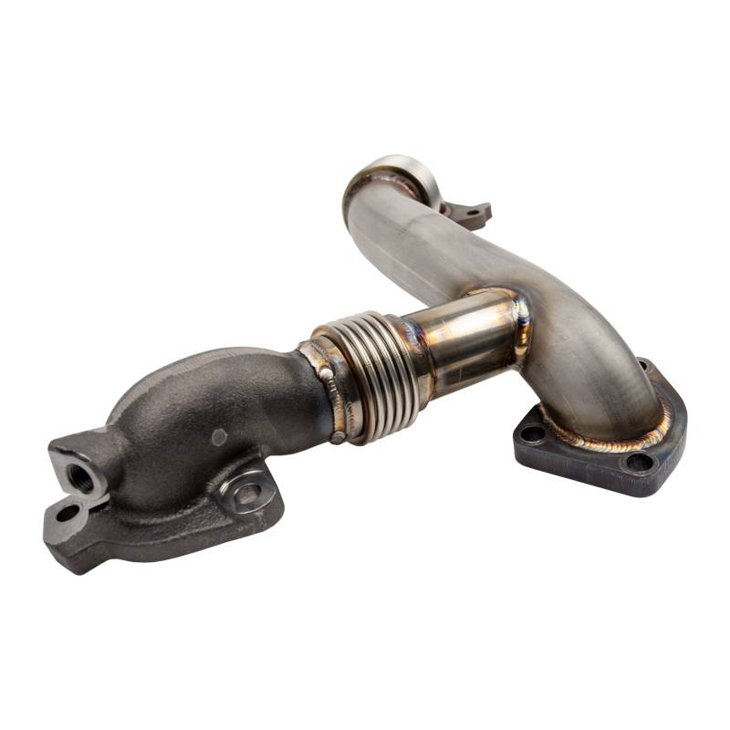 WCFab 2" Stainless Passenger Side Up-Pipe Kit, 2011-2016 LML