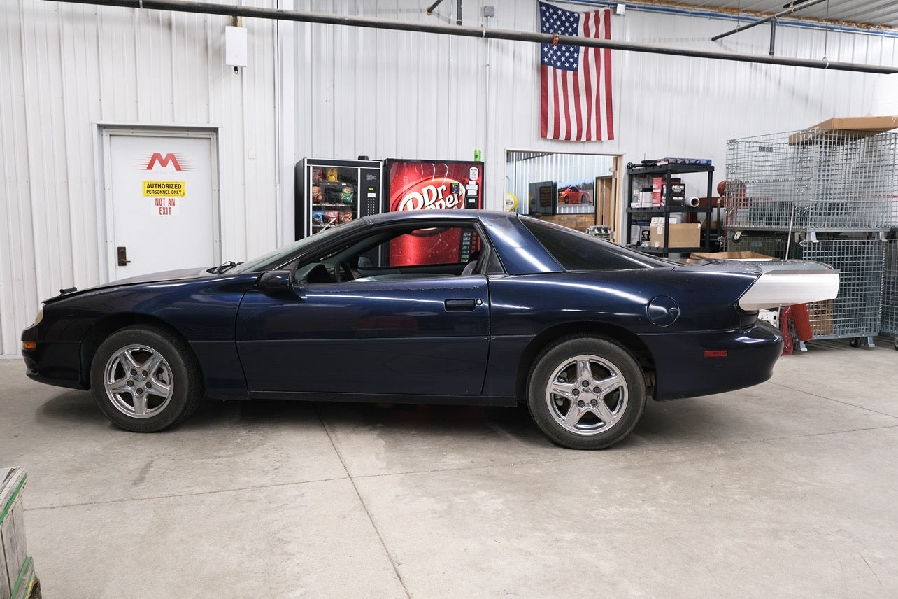 1993-2002 4th Gen Camaro 15" Strutless Drag Wing w/ Adjustable Wicker 31-180