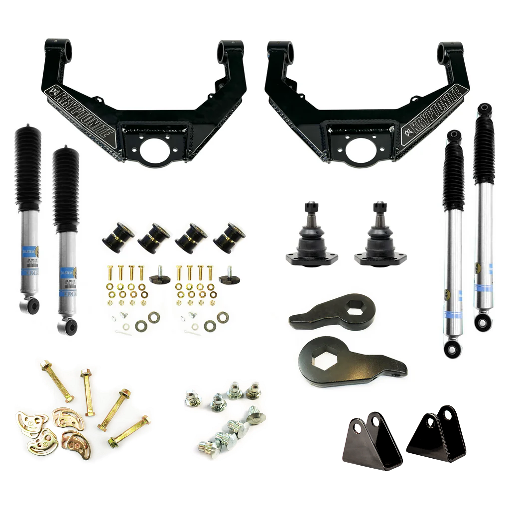 Kryptonite Stage 3 Leveling Kit w/Bilstein 5100, 2001-2010 LB7/LLY/LBZ/LMM
