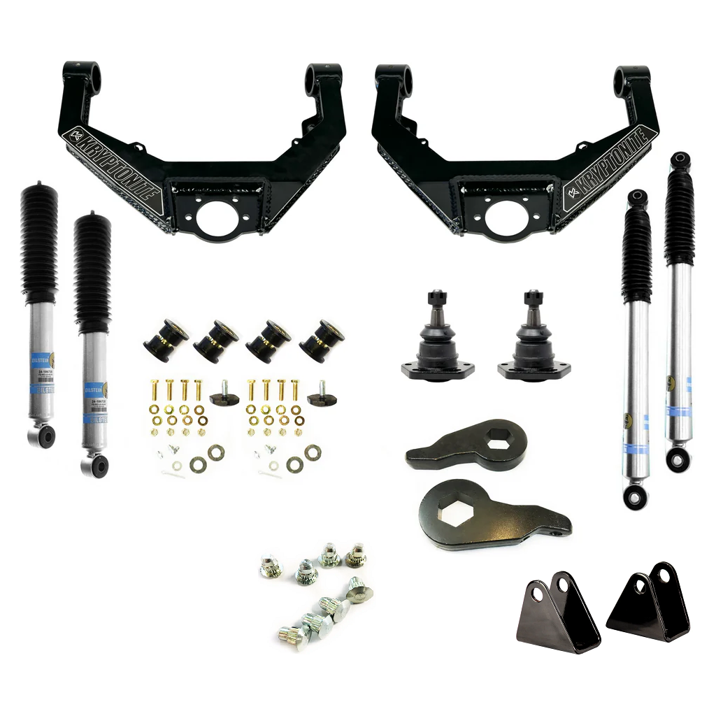 Kryptonite Stage 3 Leveling Kit w/Bilstein 5100, 2001-2010 LB7/LLY/LBZ/LMM