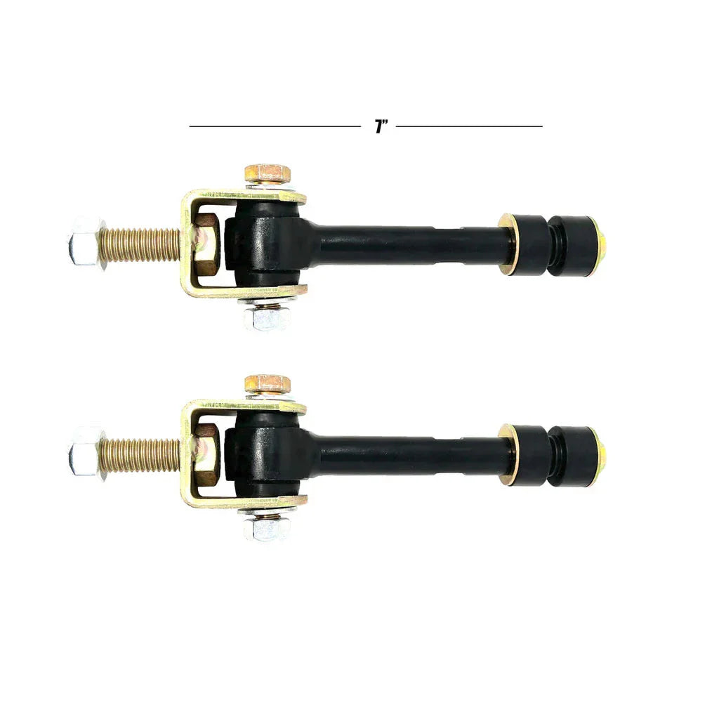 Kryptonite Sway Bar End Links (0-2" Lift, 7" Long), 2001-2019 LB7/LLY/LBZ/LMM/LML/L5P