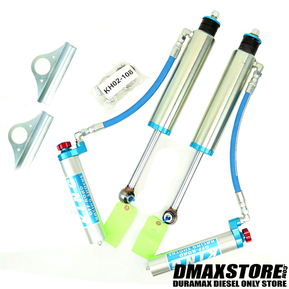 King 2.5 Performance Series Reservoir Front Shocks (Pair), 2001-2010 LB7/LLY/LBZ/LMM