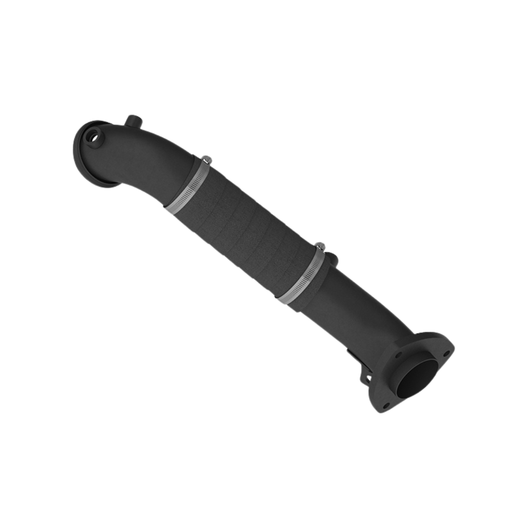 MBRP 3" Turbo Down Pipe, 2015.5-2016 LML (3 Bolt Flange)