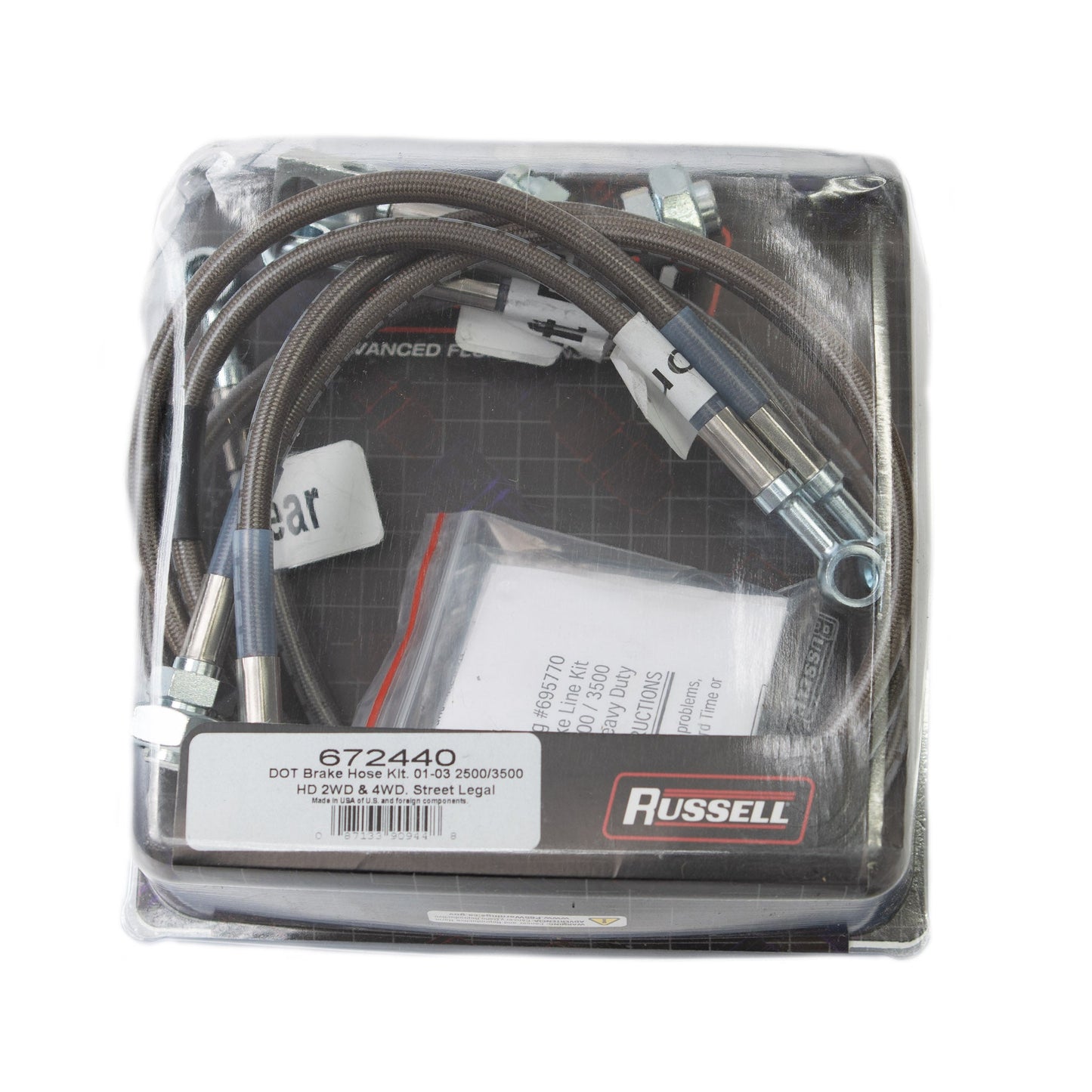 Russell Stainless Steel Brake Lines, 2001-2007 LB7/LLY/LBZ