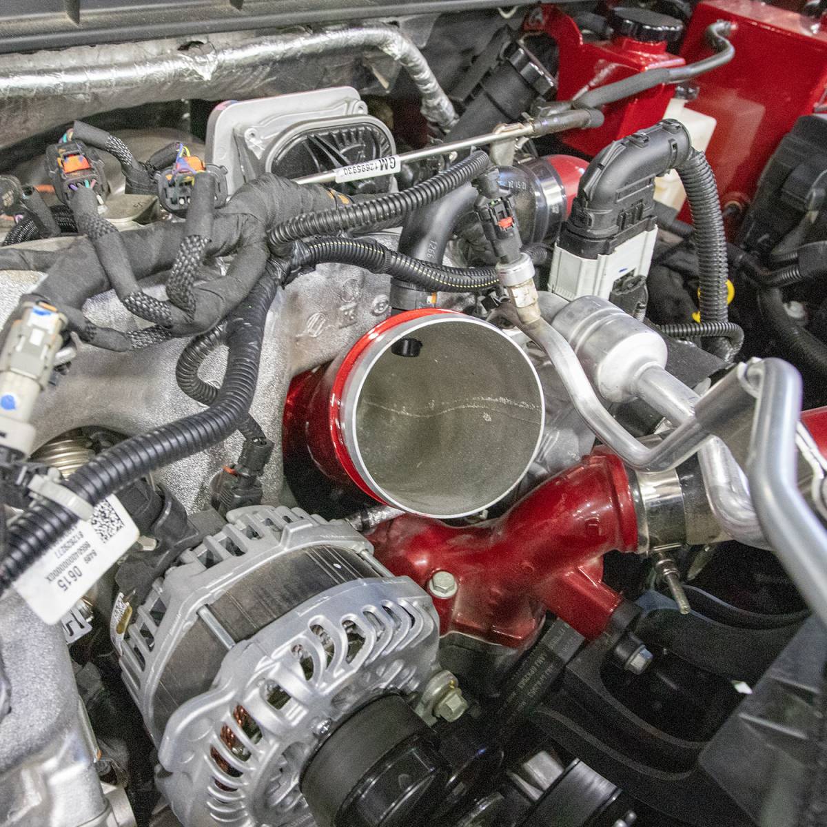 WCFab High Flow Cast Turbo Intake Horn, 2017-2025 L5P