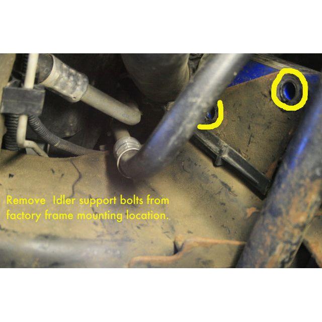 Kryptonite Idler Support Frame Gusset, 2001-2010 LB7/LLY/LBZ/LMM