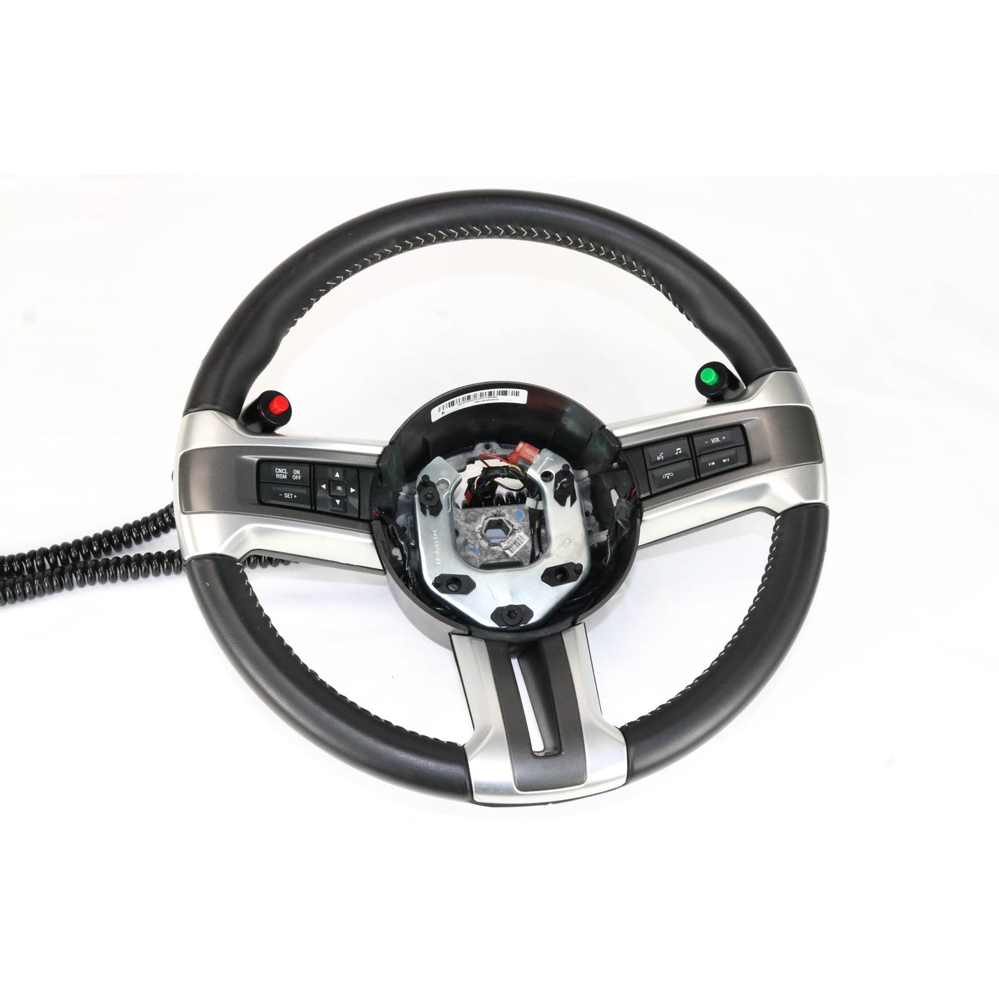 S197 2011-14 Mustang Steering Wheel Button Bracket Black Anodized 15-00014