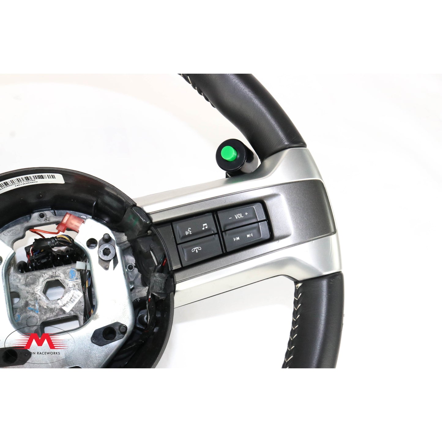S197 2011-14 Mustang Steering Wheel Button Bracket Black Anodized 15-00014