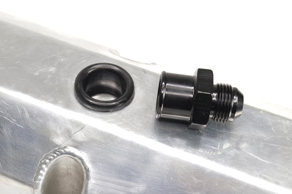 SBC 10AN Valve Cover Adapter Fittings for Push-In Grommet (Pair)