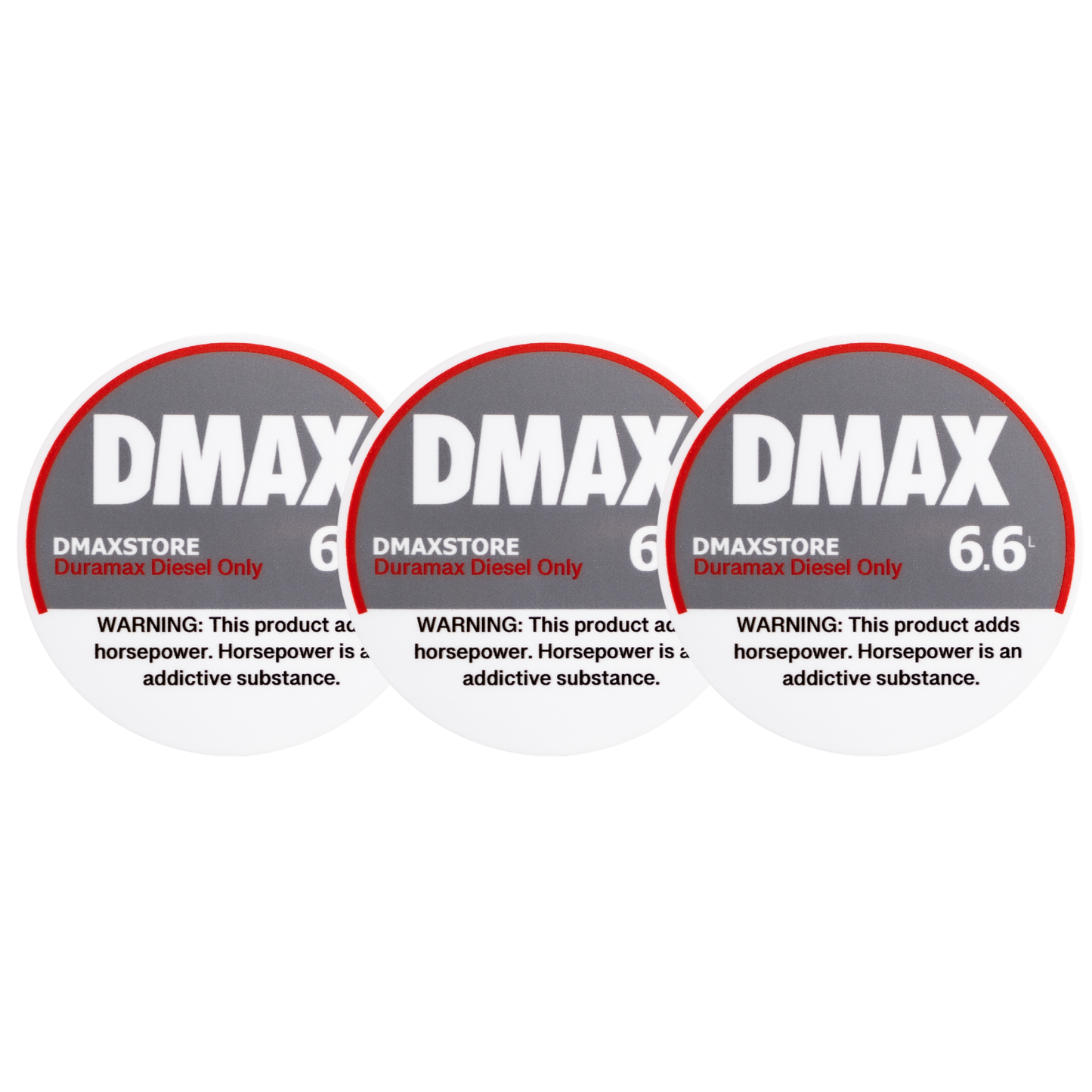 DMAX HP Addiction Sticker (3-Pack)