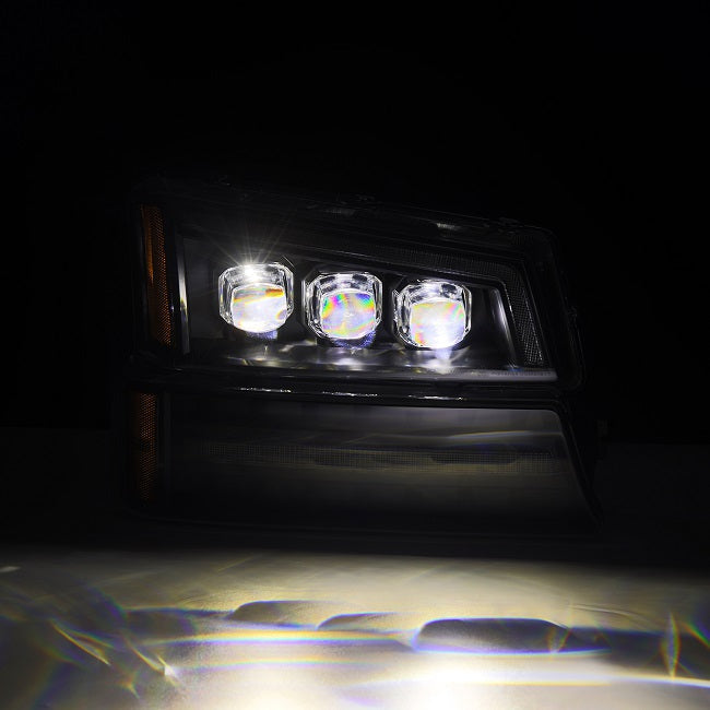 AlphaRex Nova-Series LED Projector Headlights, 2003-2007 Silverado LB7/LLY/LBZ