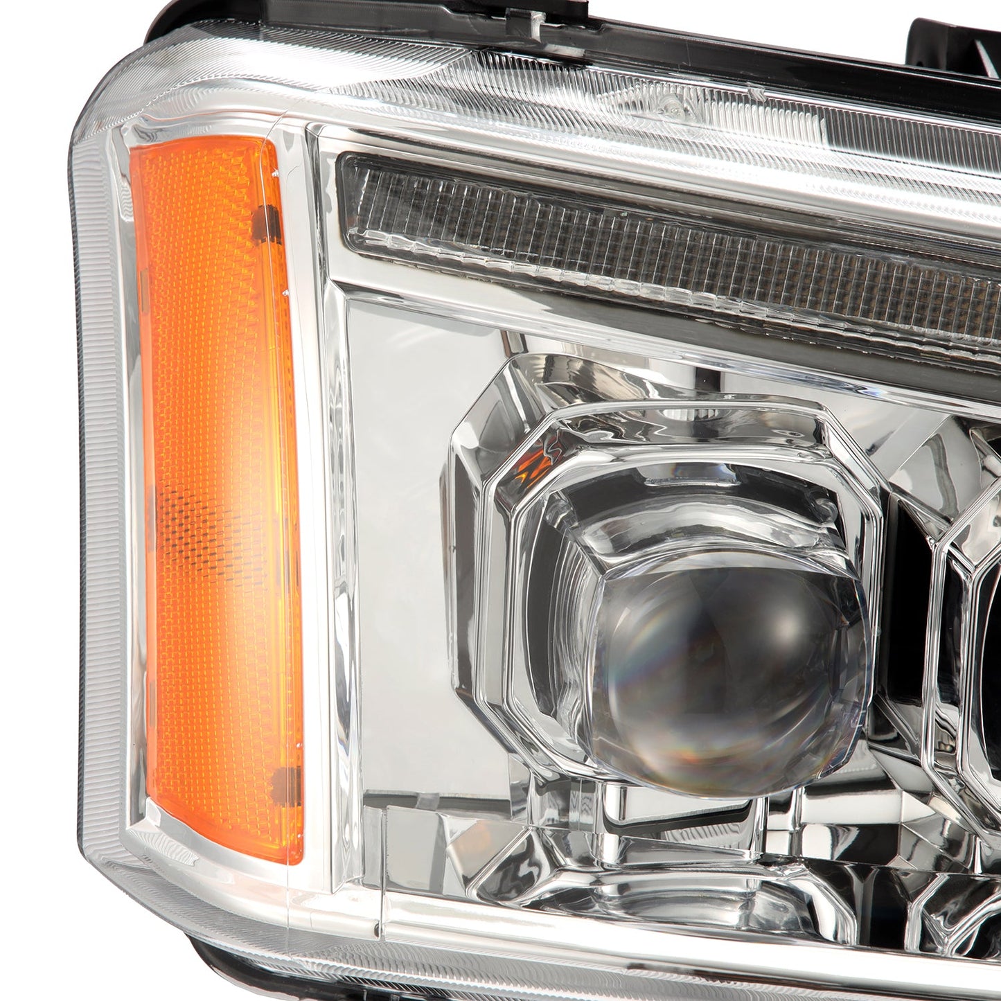 AlphaRex Nova-Series LED Projector Headlights, 2003-2007 Silverado LB7/LLY/LBZ