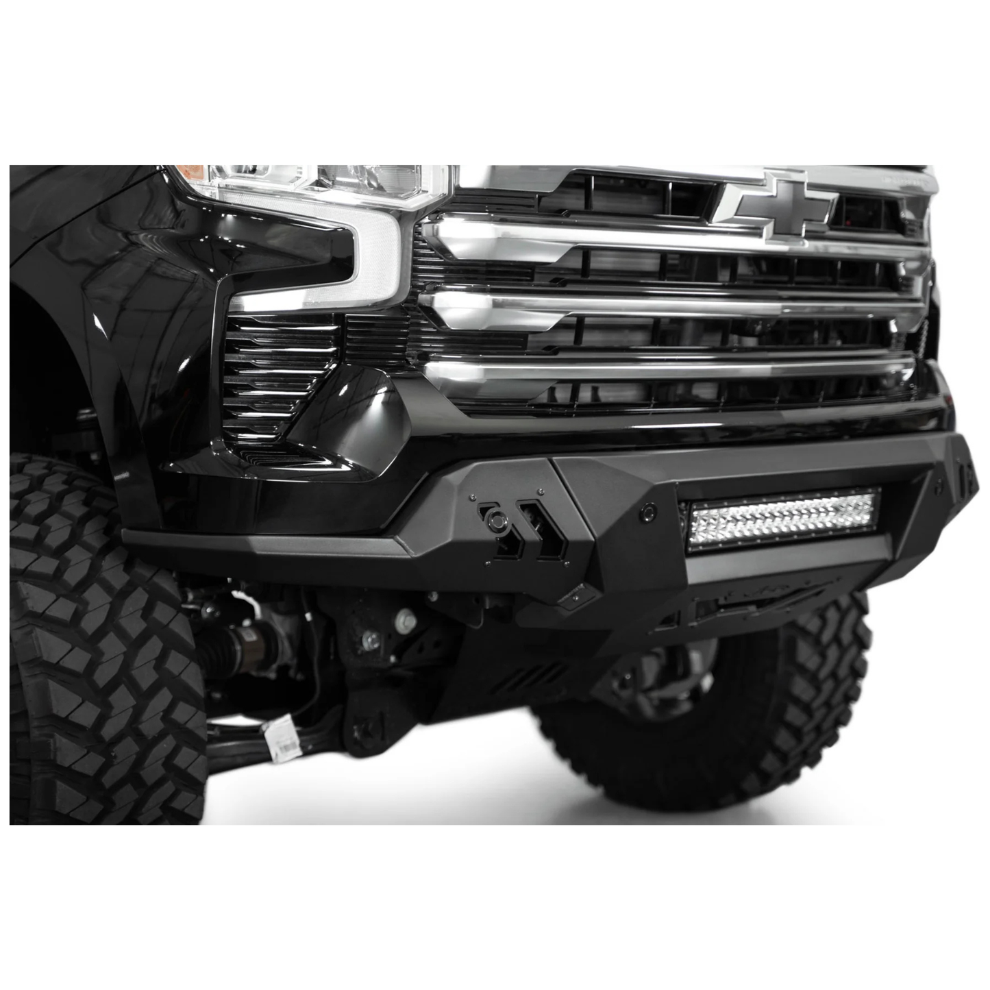 Addictive Desert Designs Chevy Black Label Front Bumper, 2022.5-2024 LZ0