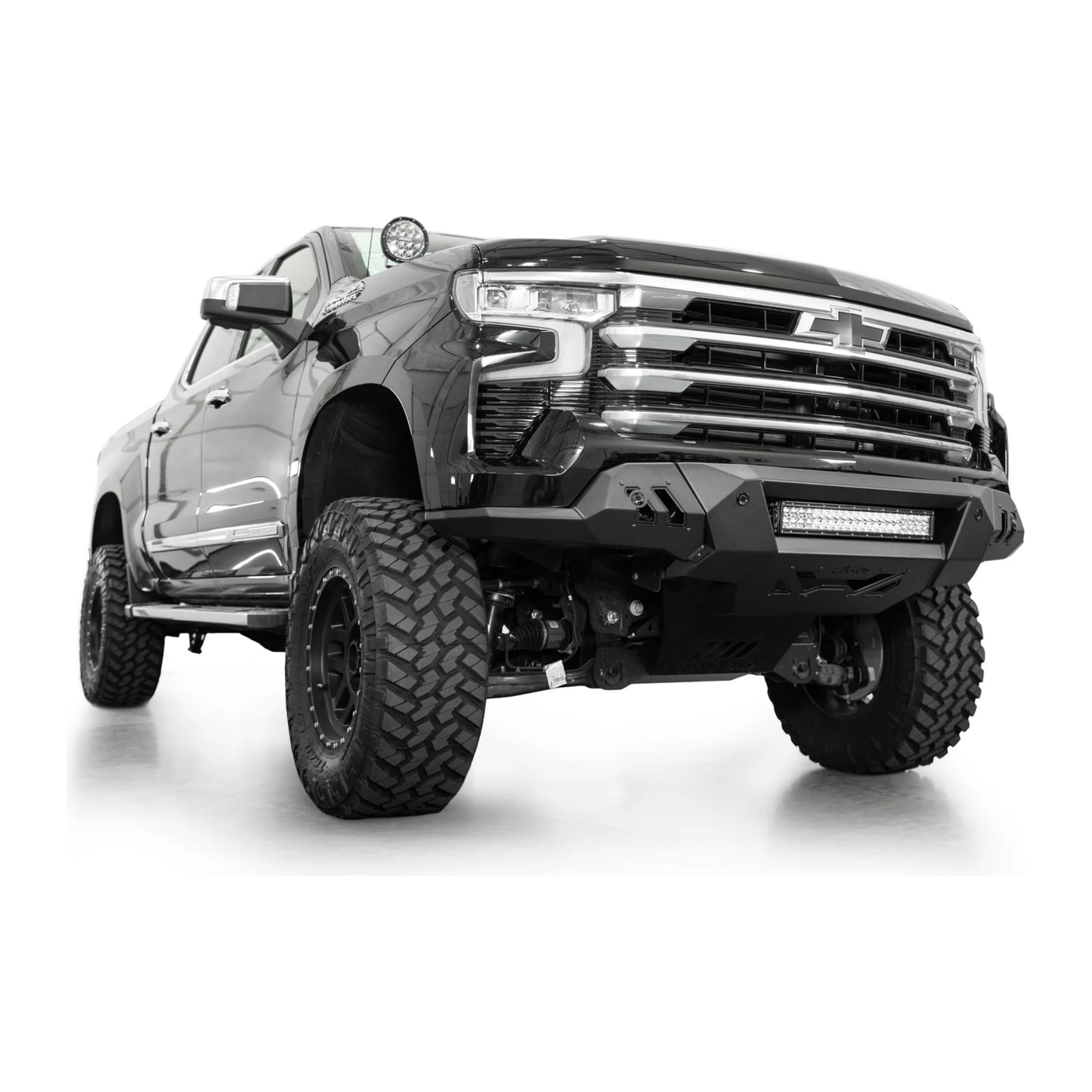 Addictive Desert Designs Chevy Black Label Front Bumper, 2022.5-2024 LZ0