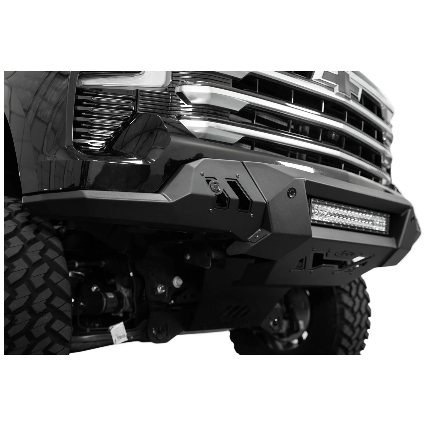 Addictive Desert Designs Chevy Black Label Front Bumper, 2022.5-2024 LZ0