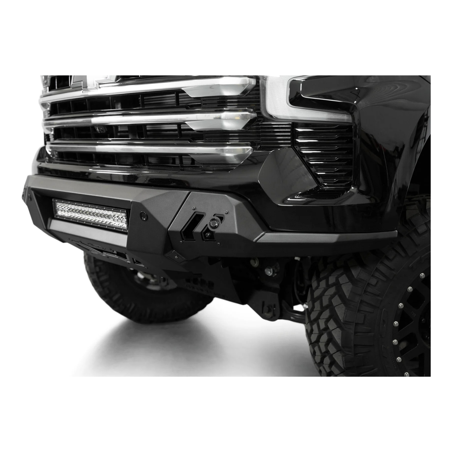 Addictive Desert Designs Chevy Black Label Front Bumper, 2022.5-2024 LZ0