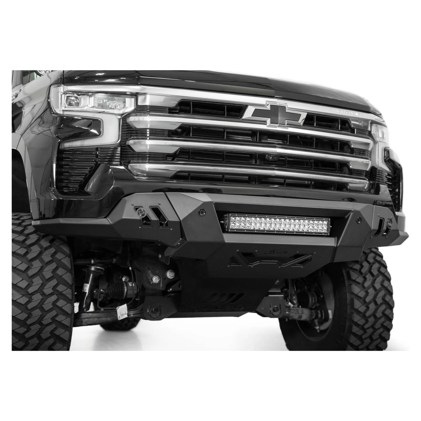 Addictive Desert Designs Chevy Black Label Front Bumper, 2022.5-2024 LZ0