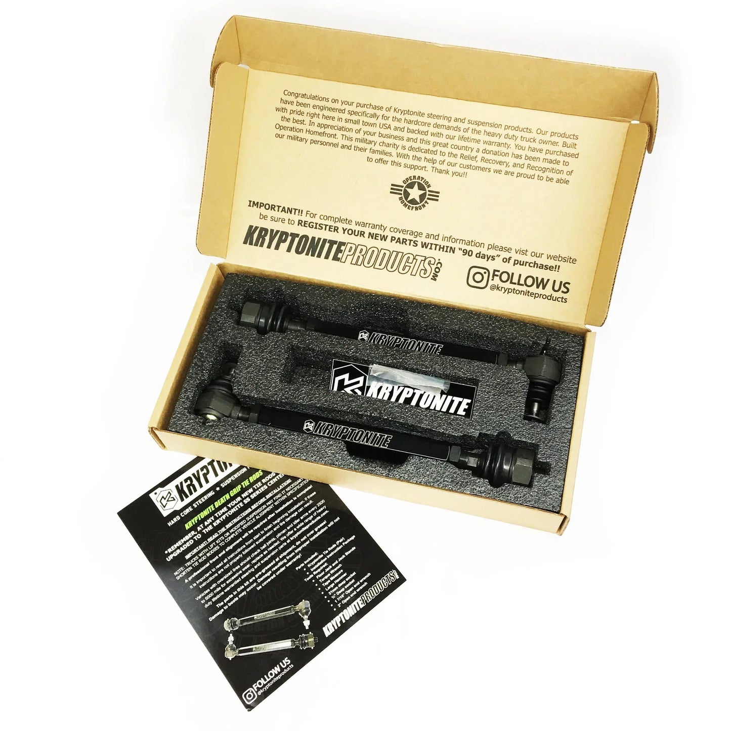 Kryptonite Death Grip Tie Rods, 2011-2025 LML/L5P