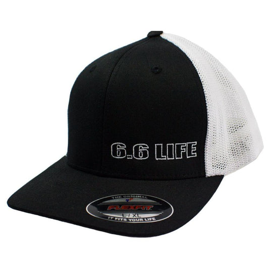 DmaxStore 6.6 Life Trucker Hat (Black/White)