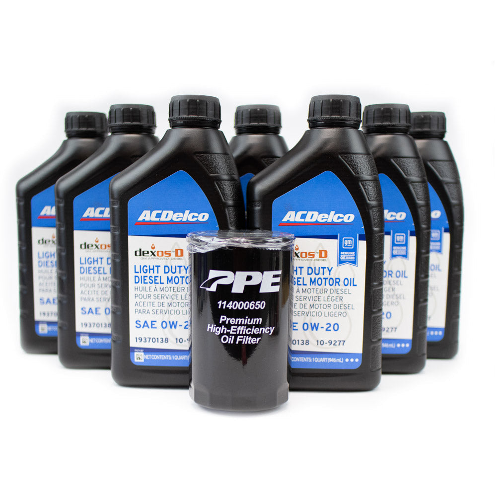 AcDelco 3.0L Duramax Oil Change Kit, 2020-2025 LM2/LZ0